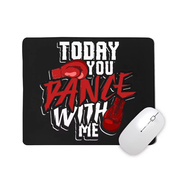 Boxing Canvas Sparring Match Coach Mousepad