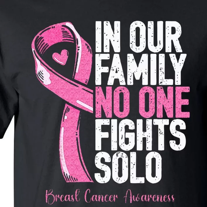 Breast Cancer Support Family Women Breast Cancer Awareness Tall T-Shirt