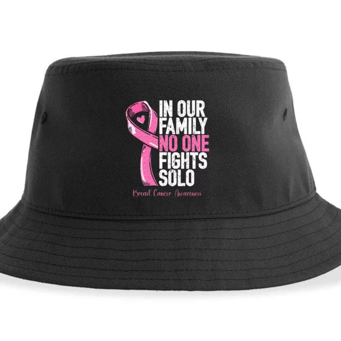 Breast Cancer Support Family Women Breast Cancer Awareness Sustainable Bucket Hat