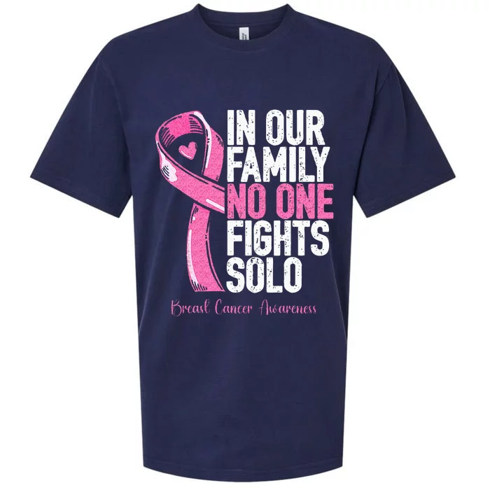 Breast Cancer Support Family Women Breast Cancer Awareness Sueded Cloud Jersey T-Shirt