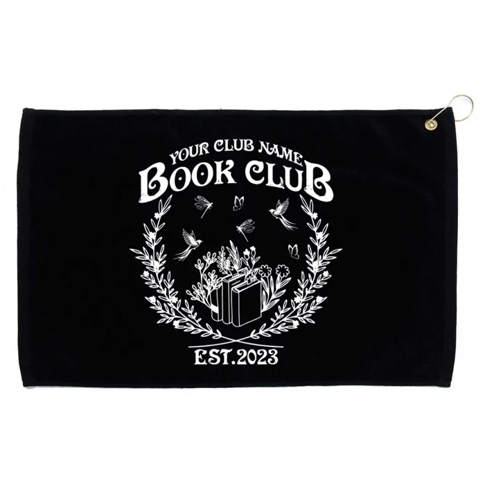 Book Club Since Reading Club Grommeted Golf Towel