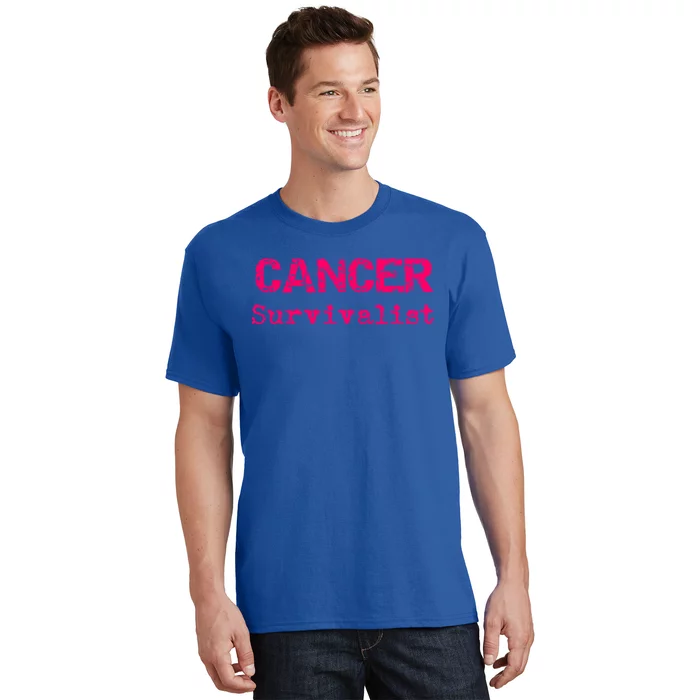 Breast Cancer Survivalist Breast Cancer Survivor Meaningful Gift T-Shirt