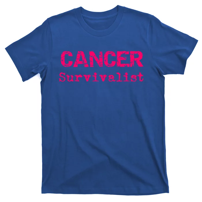 Breast Cancer Survivalist Breast Cancer Survivor Meaningful Gift T-Shirt