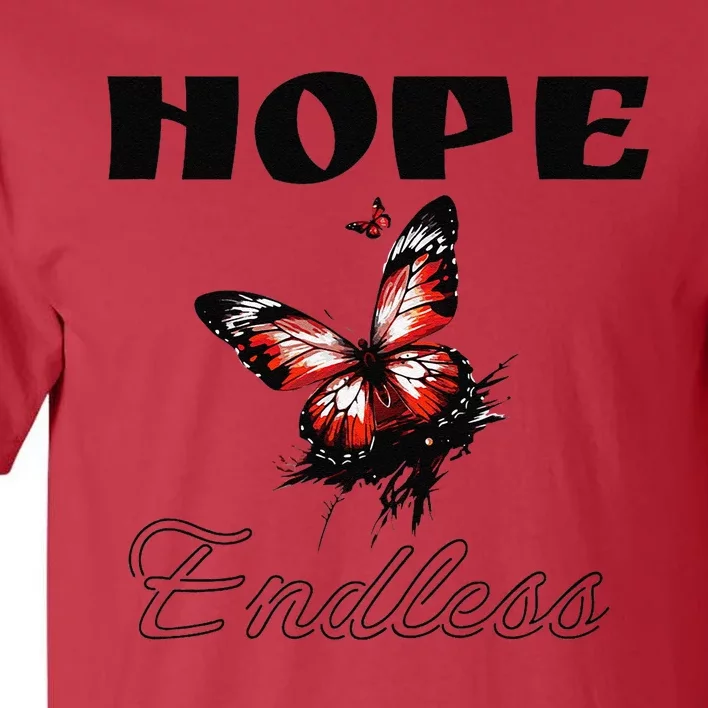 Butterfly Cool Summer Hope Endless Tall T-Shirt