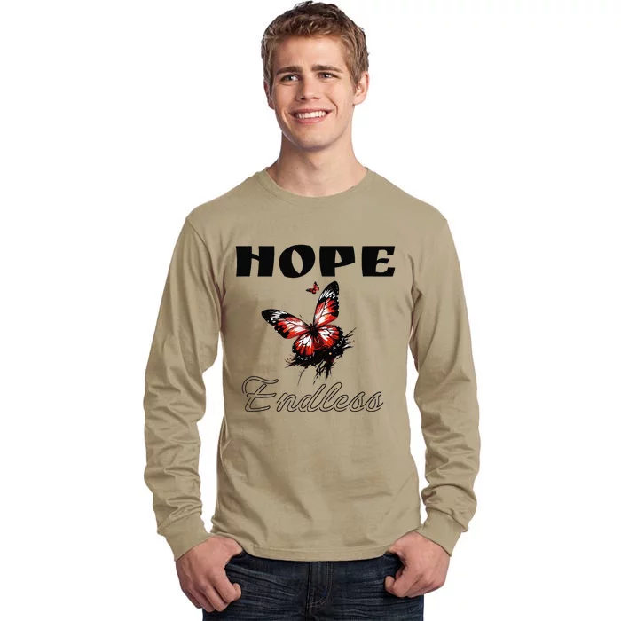 Butterfly Cool Summer Hope Endless Tall Long Sleeve T-Shirt