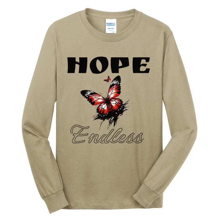 Butterfly Cool Summer Hope Endless Tall Long Sleeve T-Shirt