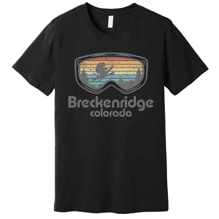 Breckenridge Colorado Ski Mountain Skiing Premium T-Shirt