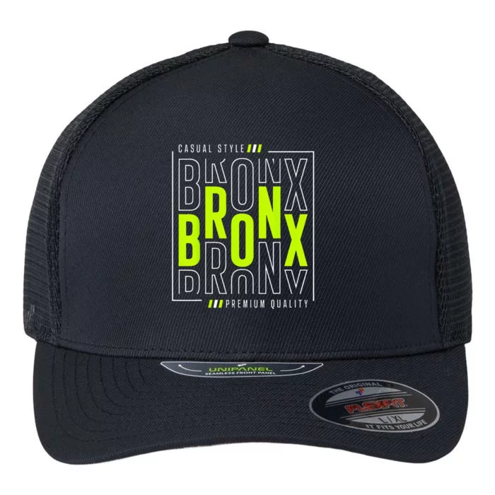 Bronx Casual Style Flexfit Unipanel Trucker Cap