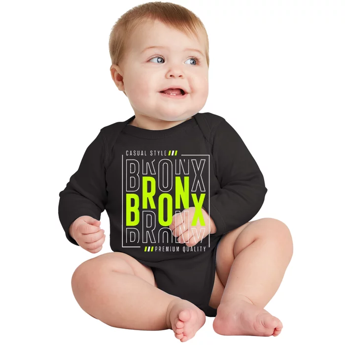 Bronx Casual Style Baby Long Sleeve Bodysuit