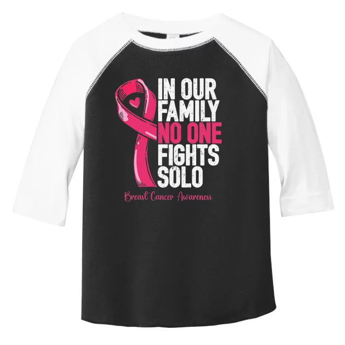 Breast Cancer Support Family Women Breast Cancer Awareness Toddler Fine Jersey T-Shirt