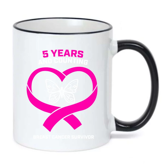 Breast Cancer Survivor Funny Gift Mom Pink Breast Cancer Survivor Gift Black Color Changing Mug