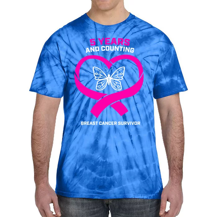 Breast Cancer Survivor Funny Gift Mom Pink Breast Cancer Survivor Gift Tie-Dye T-Shirt