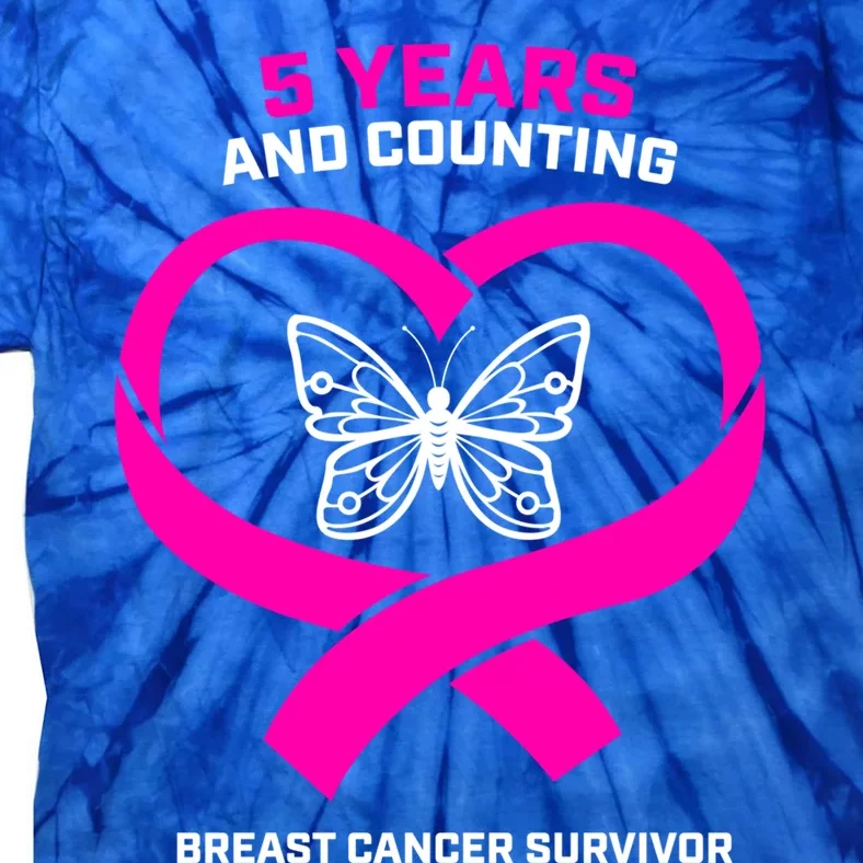 Breast Cancer Survivor Funny Gift Mom Pink Breast Cancer Survivor Gift Tie-Dye T-Shirt