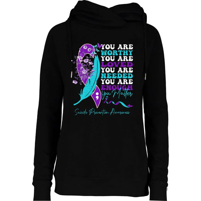 Breast Cancer Support Pink Ribbon Breast Cancer Awareness Womens Funnel Neck Pullover Hood