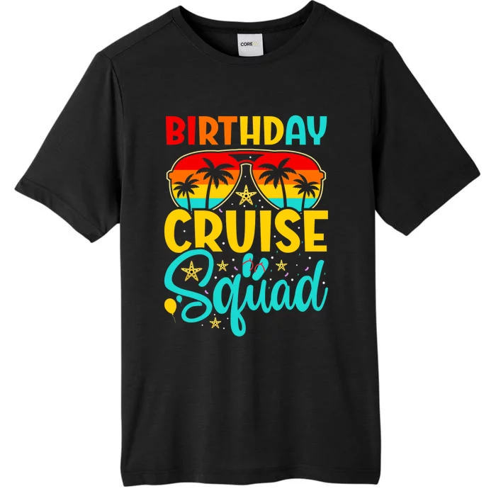 Birthday Cruise Squad Cruising Vacation Funny Crew ChromaSoft Performance T-Shirt