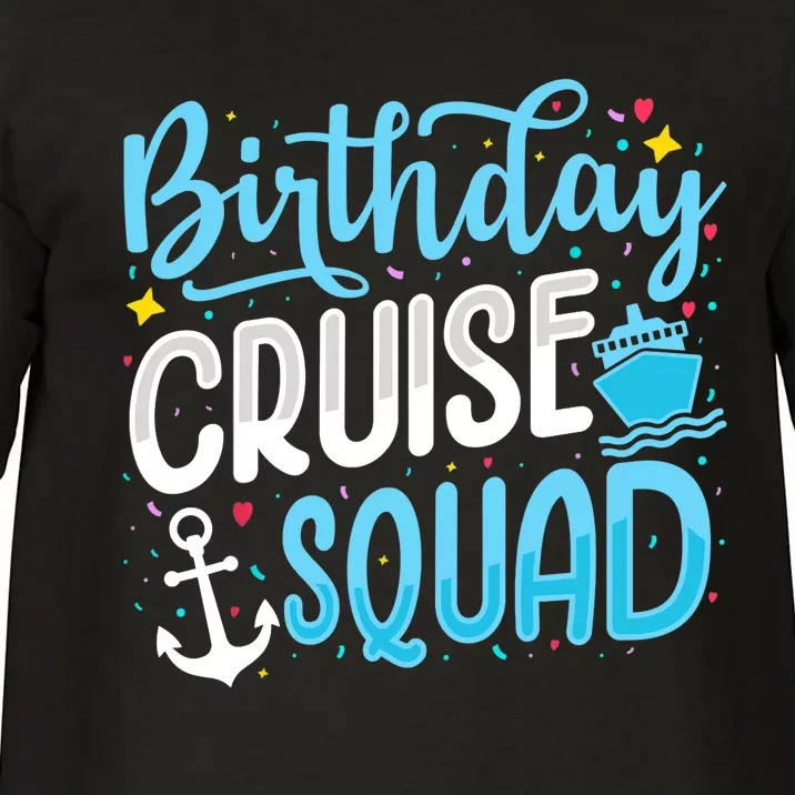 Birthday Cruise Squad Cruising Vacation Funny Crew Comfort Colors T-Shirt