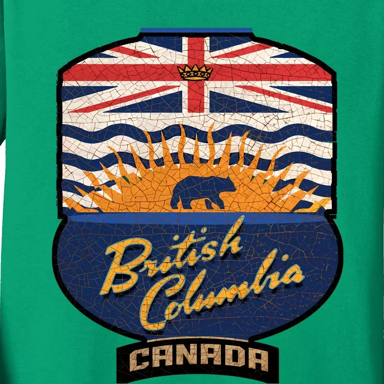 British Columbia Souvenir Kids Long Sleeve Shirt