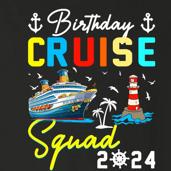 Birthday Cruise Squad 2024 Matching Cruise Ship Birthday Toddler Long Sleeve Shirt