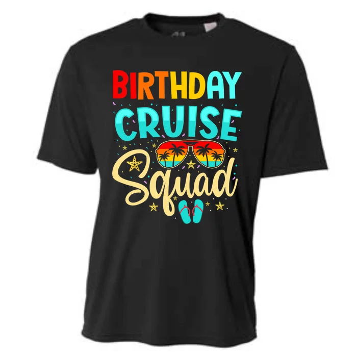 Birthday Cruise Squad Cruising Vacation Funny Crew Cooling Performance Crew T-Shirt