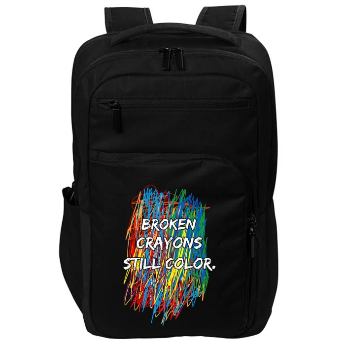 Broken Crayons Still Color Impact Tech Backpack