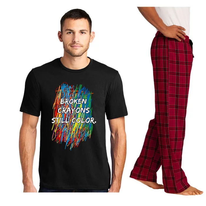 Broken Crayons Still Color Pajama Set