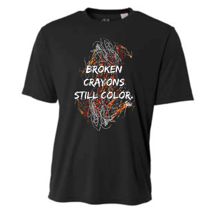 Broken Crayons Still Color Cooling Performance Crew T-Shirt