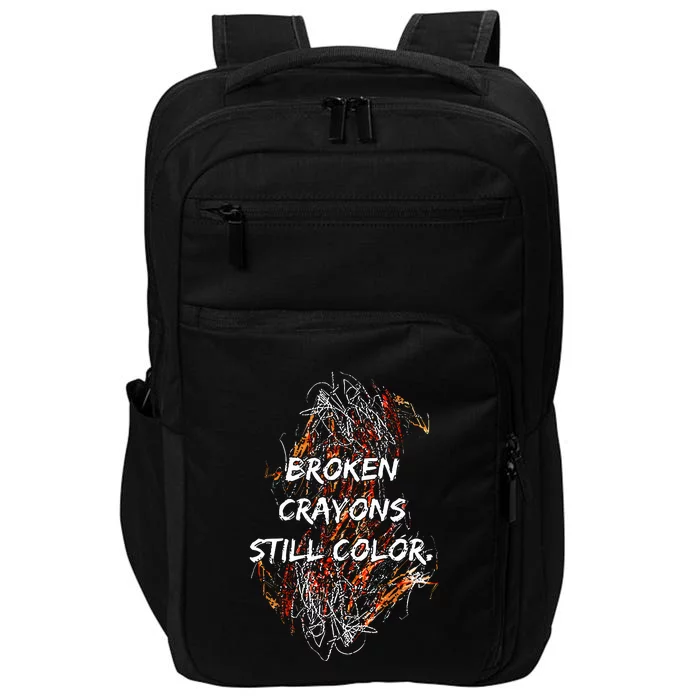 Broken Crayons Still Color Impact Tech Backpack