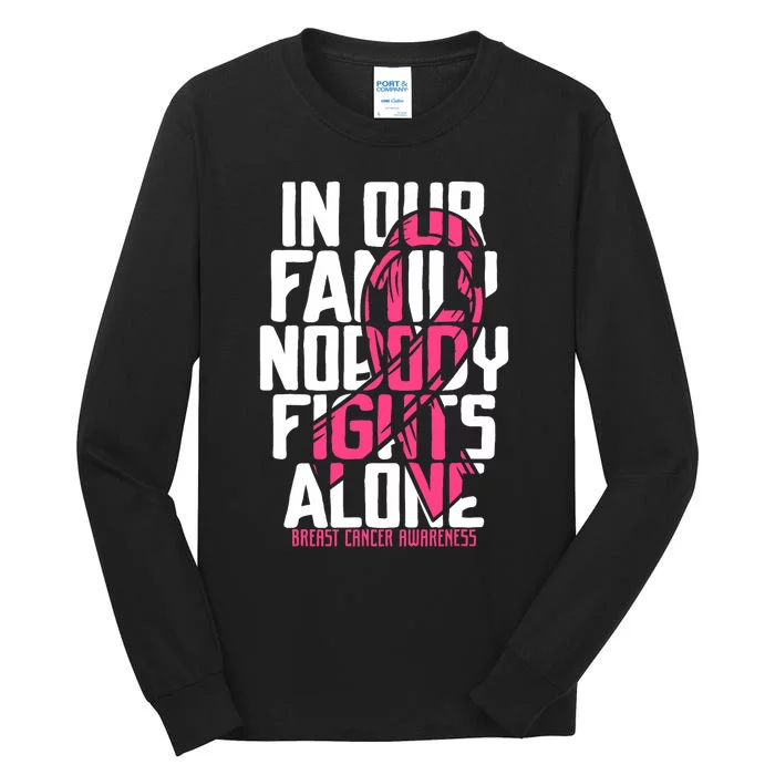 Breast Cancer Support Breast Cancer Awareness Tall Long Sleeve T-Shirt