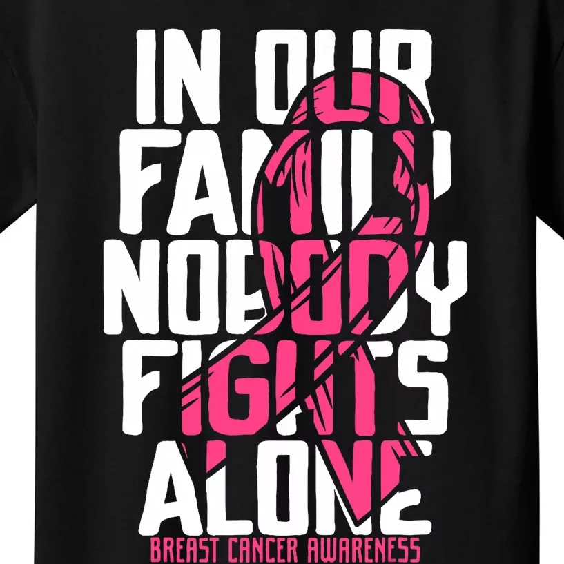 Breast Cancer Support Breast Cancer Awareness Kids T-Shirt