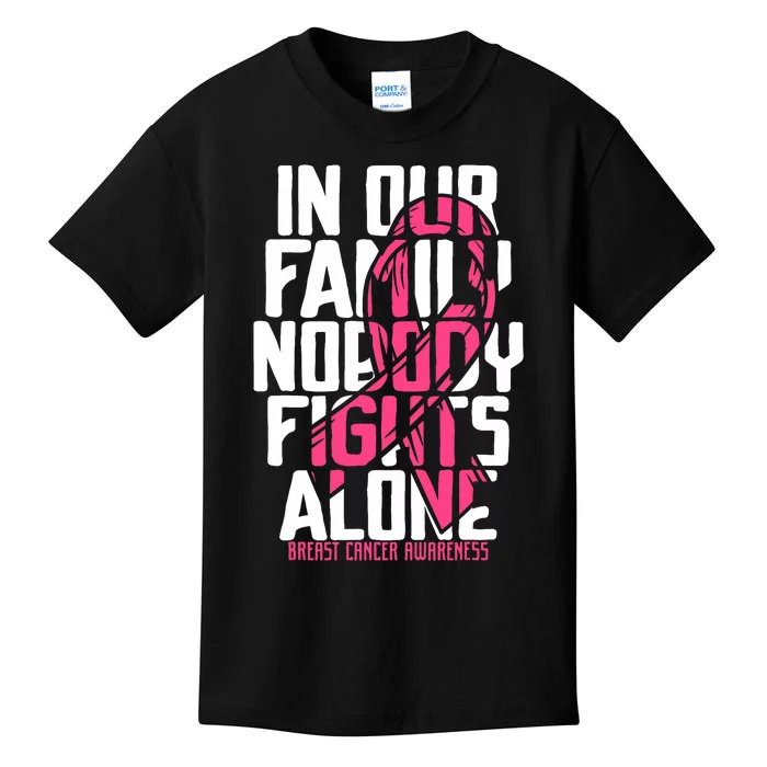 Breast Cancer Support Breast Cancer Awareness Kids T-Shirt