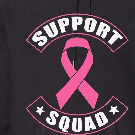 Breast Cancer Support Squad Premium Hoodie