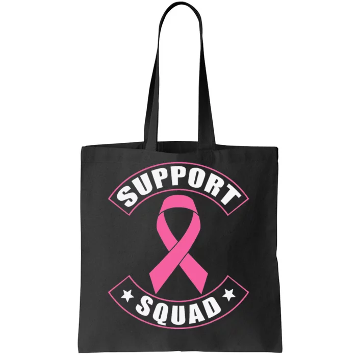 Breast Cancer Support Squad Tote Bag