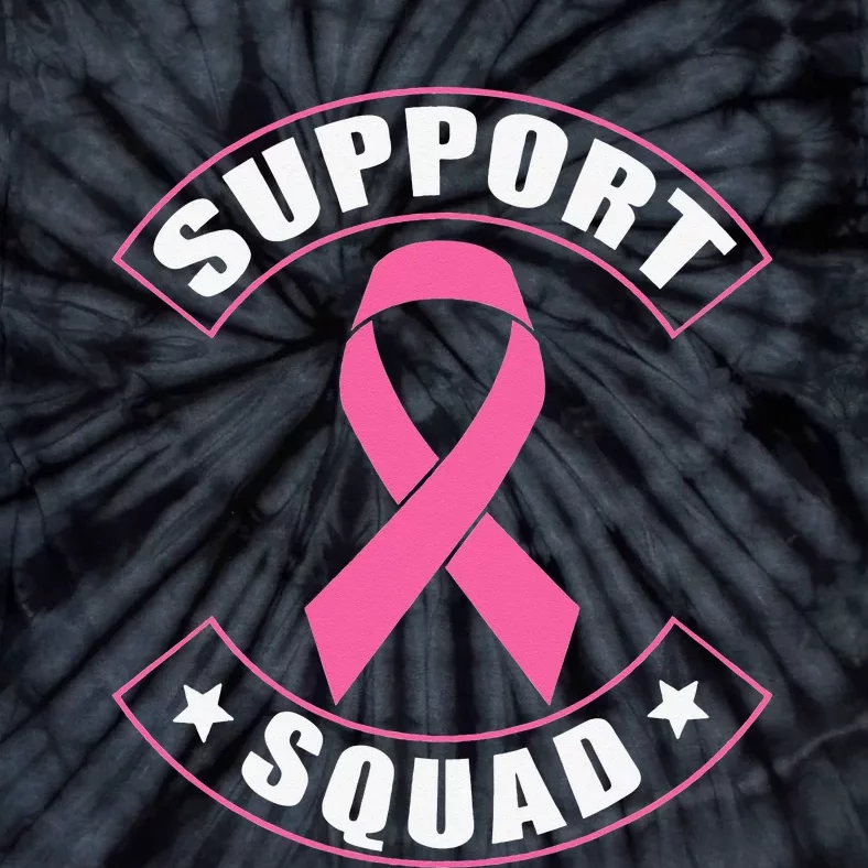 Breast Cancer Support Squad Tie-Dye T-Shirt