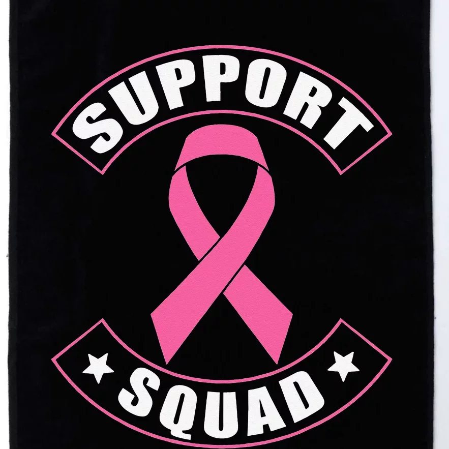 Breast Cancer Support Squad Platinum Collection Golf Towel