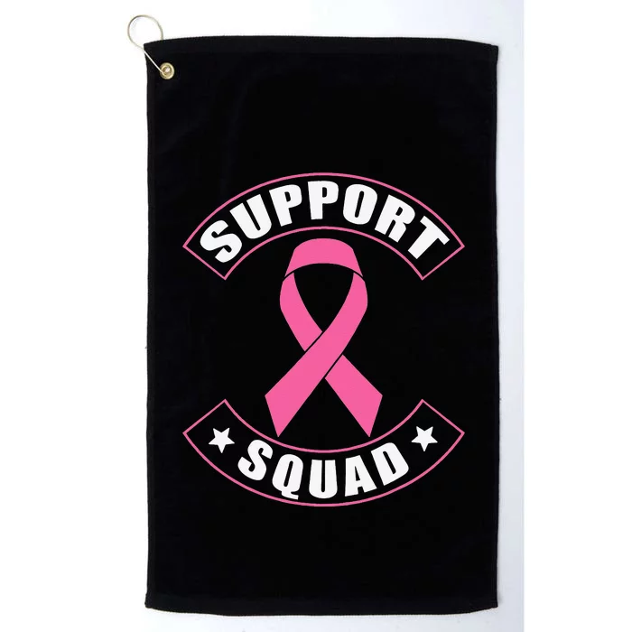 Breast Cancer Support Squad Platinum Collection Golf Towel