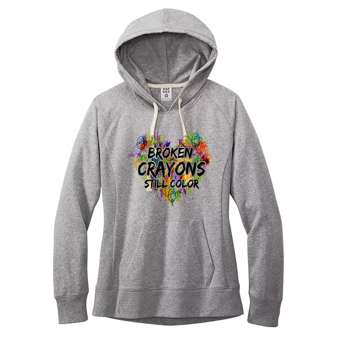 Broken Crayons Still Color Women's Fleece Hoodie