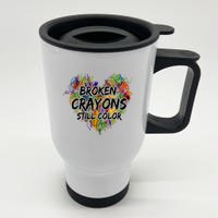 Broken Crayons Still Color Stainless Steel Travel Mug