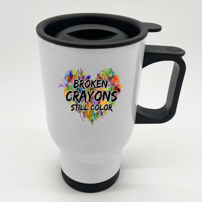 Broken Crayons Still Color Stainless Steel Travel Mug