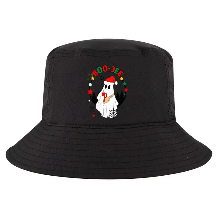 BooJee Christmas Santa Ghost With Red Stanley Tumbler Xmas Cool Comfort Performance Bucket Hat