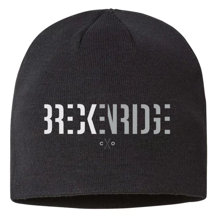 Breckenridge Colorado Ski 8 1/2in Sustainable Knit Beanie