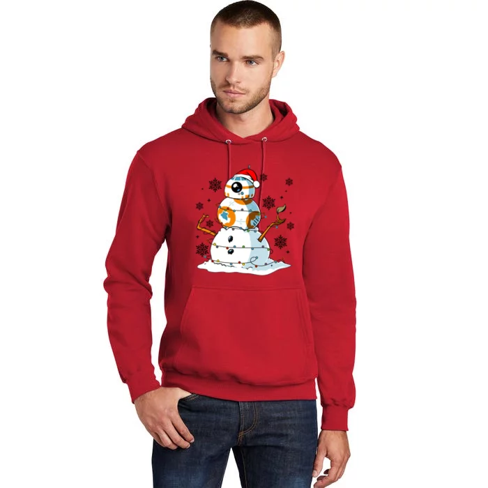 Bb8 Christmas Star Movie Wars Couples Bb8 Christmas Lights Tall Hoodie