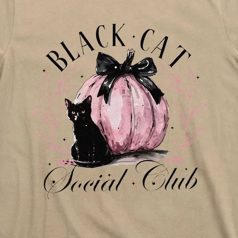 Black Cat Social Club Halloween Cat Mama T-Shirt