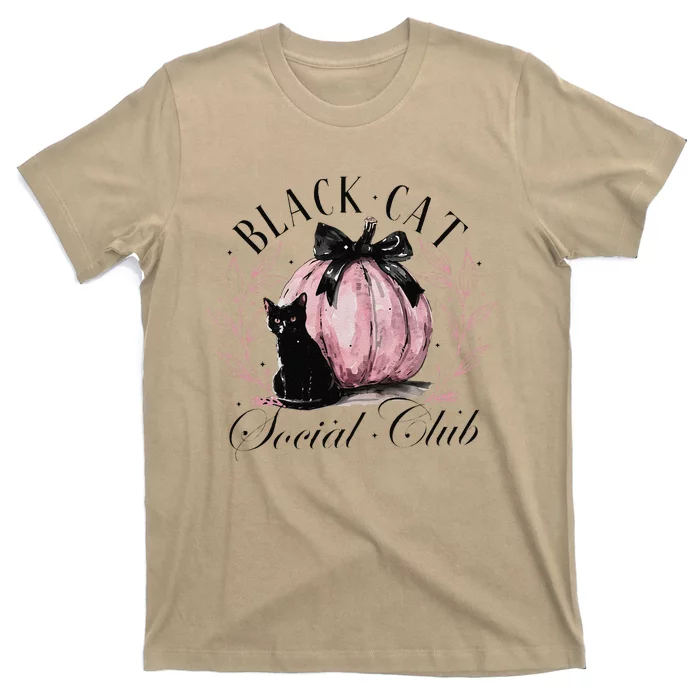 Black Cat Social Club Halloween Cat Mama T-Shirt