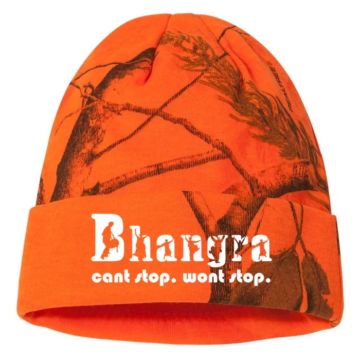 Bhangra Cant Stop Wont Stop Gift Kati - 12in Camo Beanie