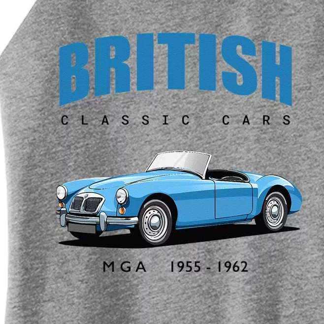 British Classic Sports Cars MG MGA Women’s Perfect Tri Rocker Tank