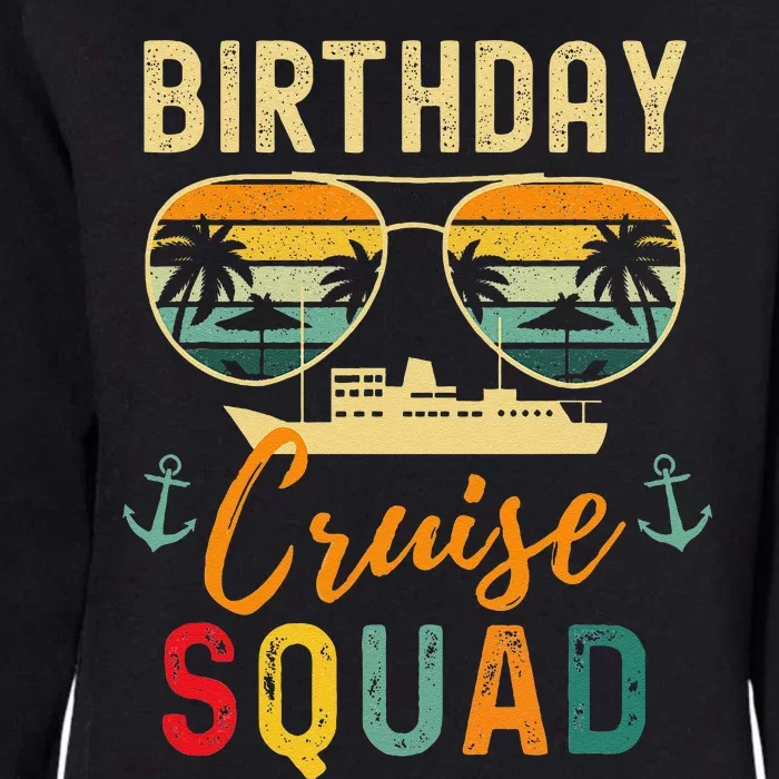 Birthday Cruise Shirts 2024 Squad Family Vacation Summer Womens California Wash Sweatshirt