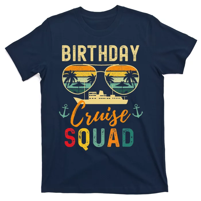 Birthday Cruise Shirts 2024 Squad Family Vacation Summer T-Shirt