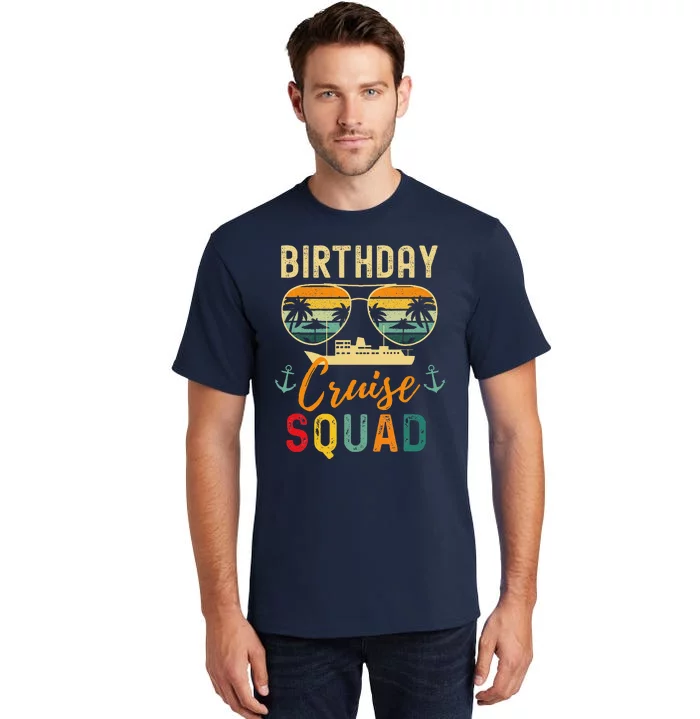 Birthday Cruise Shirts 2024 Squad Family Vacation Summer Tall T-Shirt