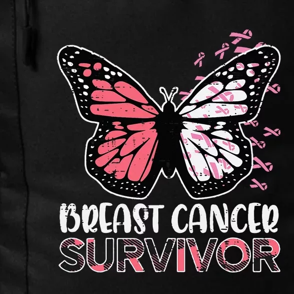 Breast Cancer Survivor Butterfly Breast Cancer Awareness Daily Commute Backpack