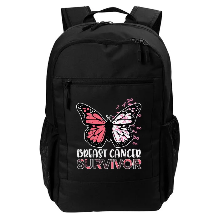 Breast Cancer Survivor Butterfly Breast Cancer Awareness Daily Commute Backpack